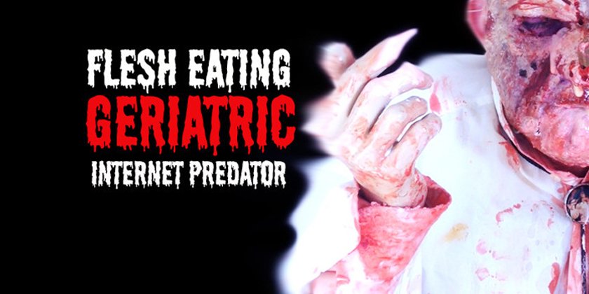 Fleash Eating Geriatric Internet Predator